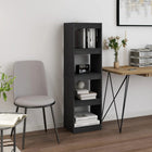 Boekenkast 40x30x135,5 cm massief grenenhout grijs