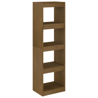 Boekenkast/kamerscherm 40x30x135,5 cm grenenhout honingbruin 40 x 30 x 135.5 cm Honingbruin