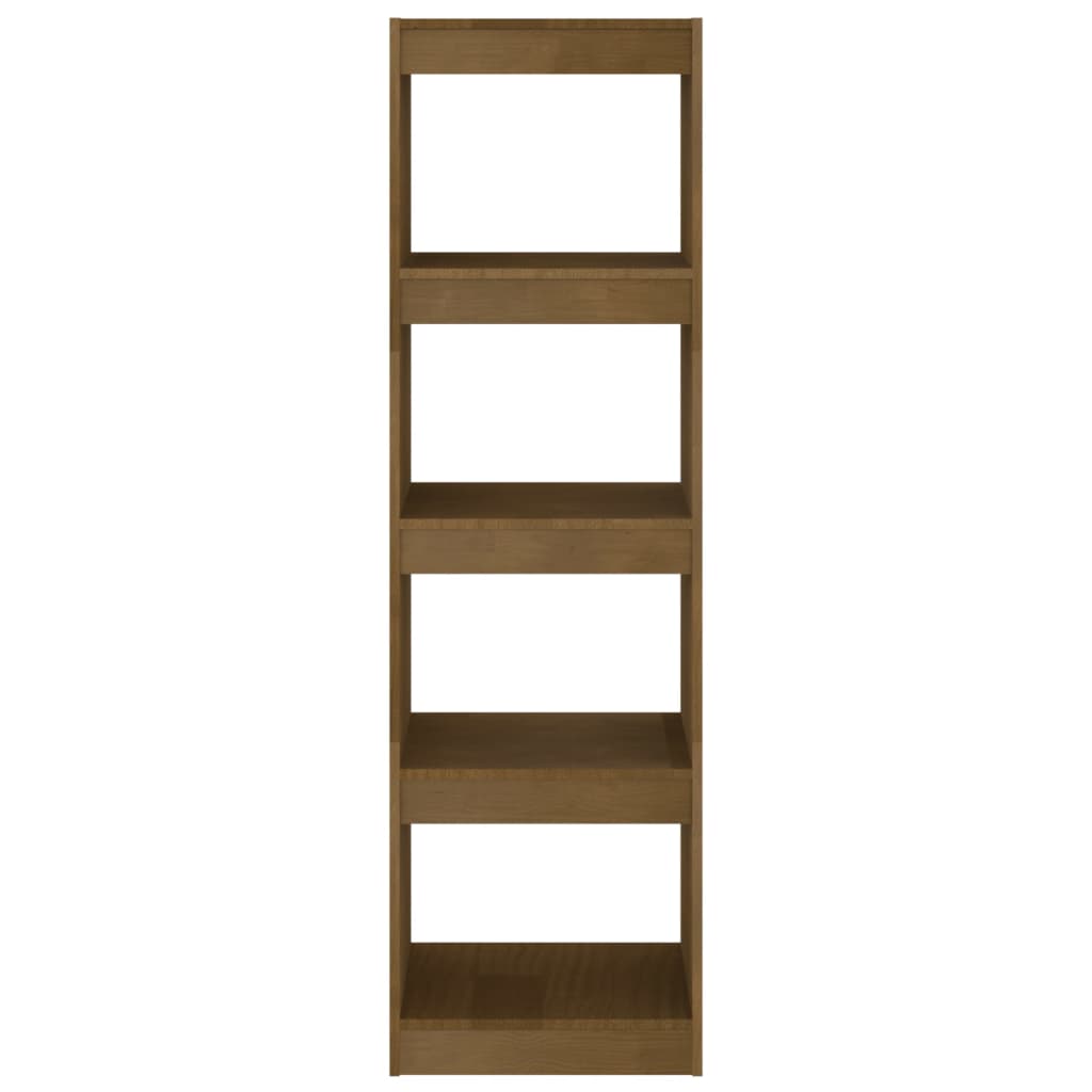 Boekenkast/kamerscherm 40x30x135,5 cm grenenhout honingbruin 40 x 30 x 135.5 cm Honingbruin