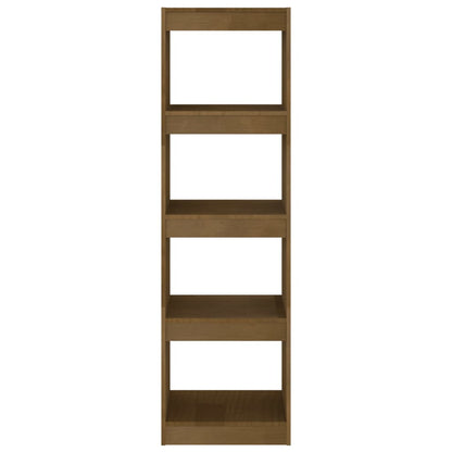 Boekenkast/kamerscherm 40x30x135,5 cm grenenhout honingbruin 40 x 30 x 135.5 cm Honingbruin