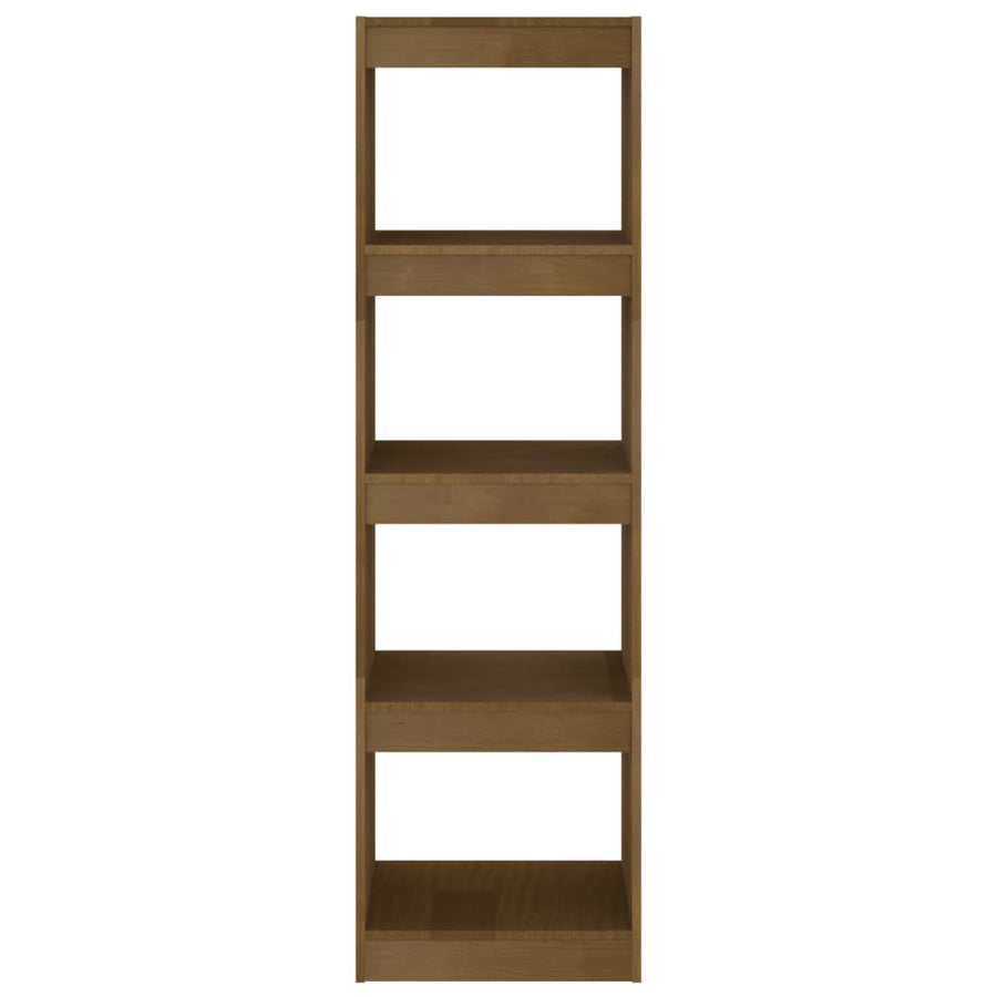 Boekenkast/kamerscherm 40x30x135,5 cm grenenhout honingbruin 40 x 30 x 135.5 cm Honingbruin