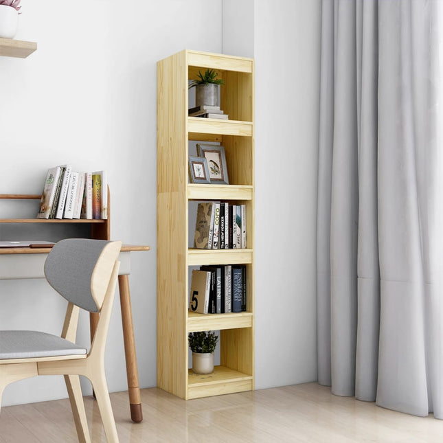 Boekenkast / kamerscherm 40x30x167,5 cm massief grenenhout 40 x 30 x 167.5 cm Naturel