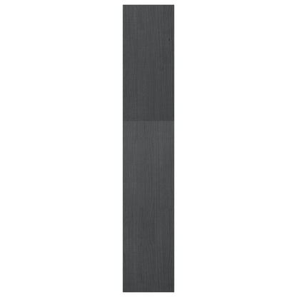 Boekenkast/kamerscherm 40x30x167,5 cm massief grenenhout grijs 40 x 30 x 167.5 cm Grijs