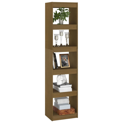Boekenkast/Kamerscherm 40X30X67,5 Cm Grenenhout 40 x 30 x 167.5 cm Honingbruin