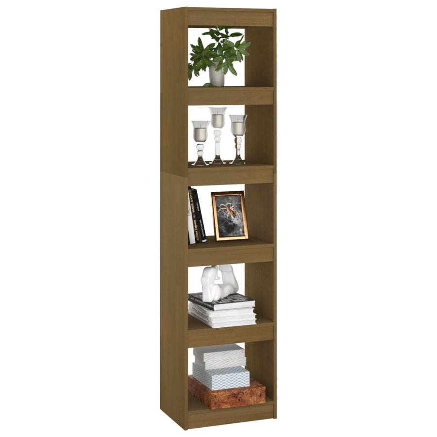 Boekenkast/Kamerscherm 40X30X67,5 Cm Grenenhout 40 x 30 x 167.5 cm Honingbruin