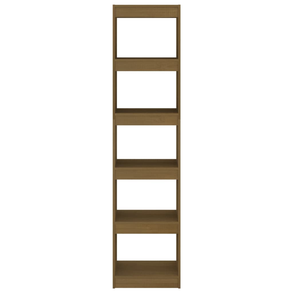 Boekenkast/Kamerscherm 40X30X67,5 Cm Grenenhout 40 x 30 x 167.5 cm Honingbruin