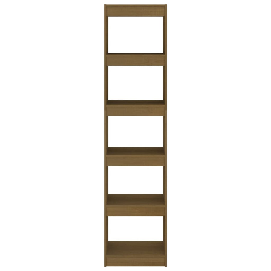 Boekenkast/Kamerscherm 40X30X67,5 Cm Grenenhout 40 x 30 x 167.5 cm Honingbruin