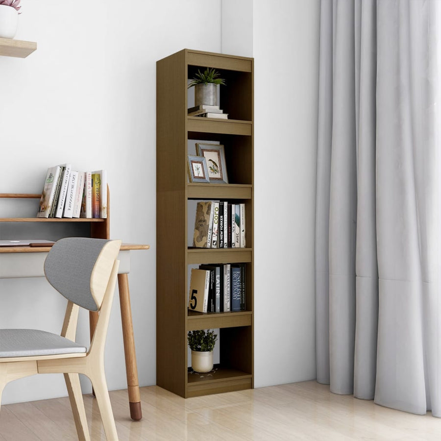 Boekenkast/Kamerscherm 40X30X67,5 Cm Grenenhout 40 x 30 x 167.5 cm Honingbruin