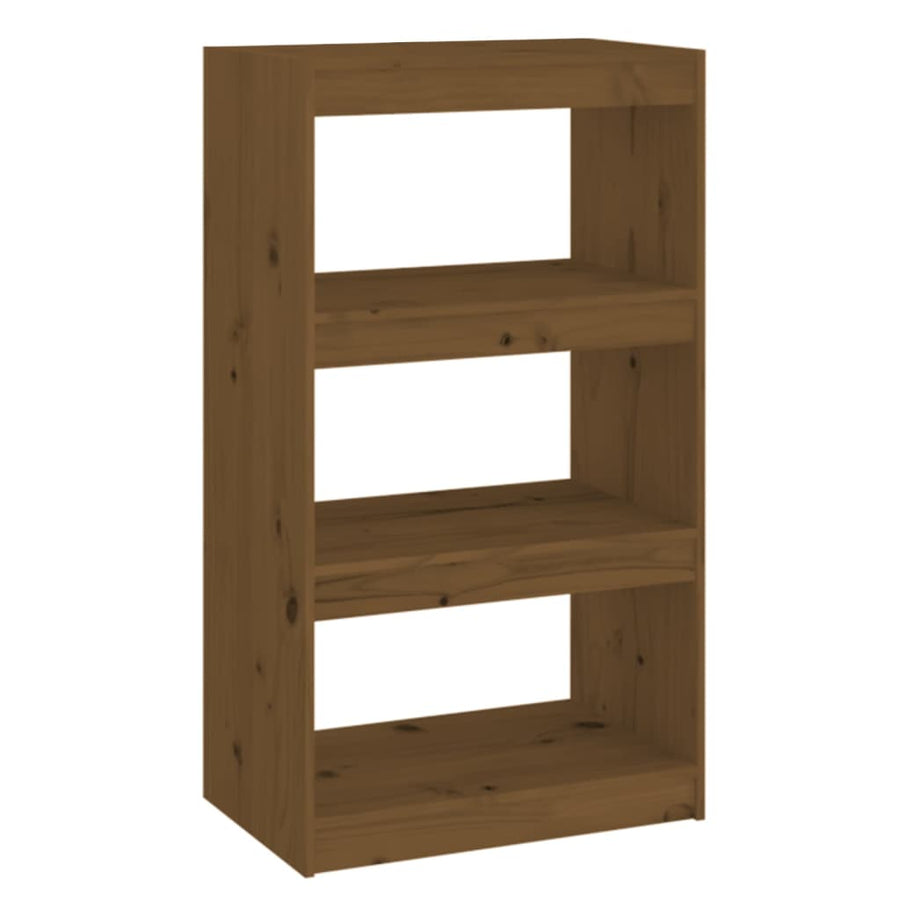 Boekenkast/Kamerscherm 60X30X03,5 Cm Grenenhout 60 x 30 x 103.5 cm Honingbruin