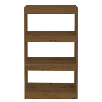 Boekenkast/Kamerscherm 60X30X03,5 Cm Grenenhout 60 x 30 x 103.5 cm Honingbruin