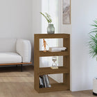 Boekenkast kamerscherm 60x30x103.5 cm grenenhout honingbruin