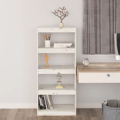 Boekenkast/Kamerscherm 60X30X35,5 Cm Massief Grenenhout 60 x 30 x 135.5 cm Wit