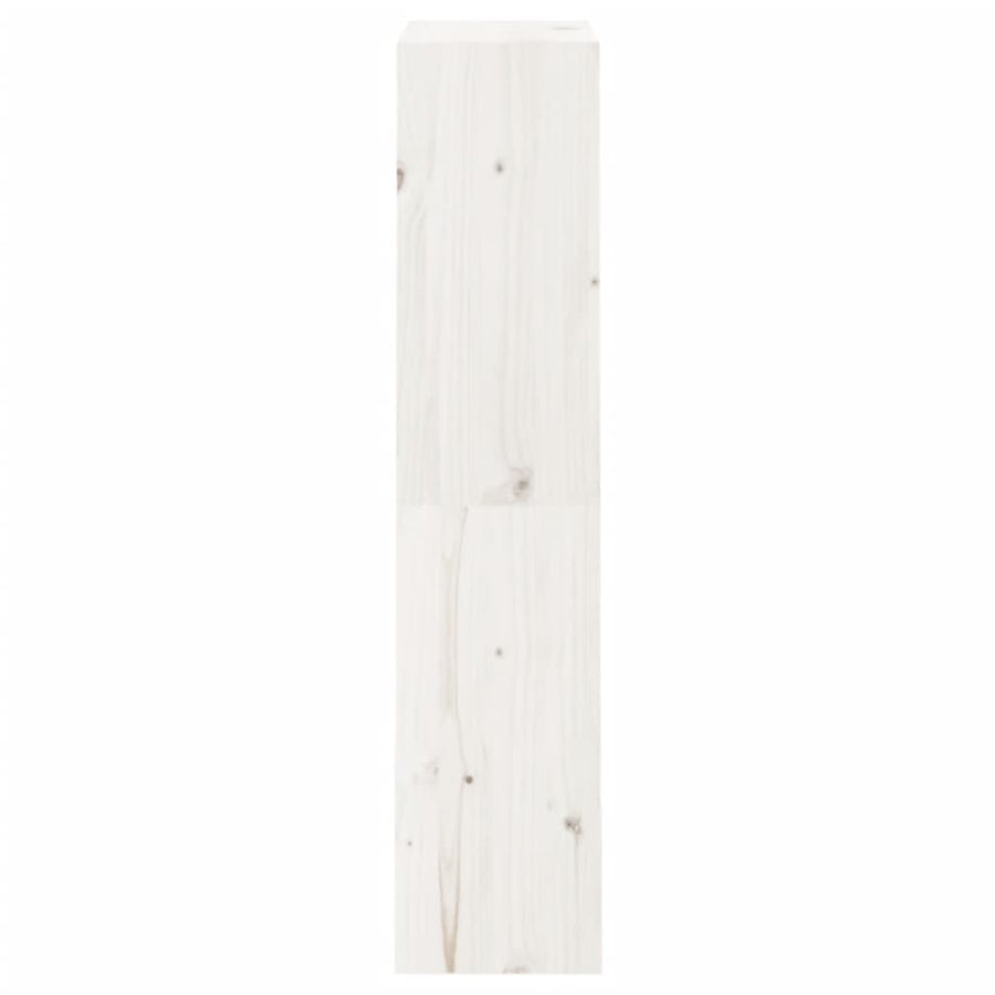 Boekenkast/Kamerscherm 60X30X35,5 Cm Massief Grenenhout 60 x 30 x 135.5 cm Wit