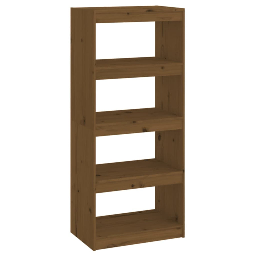 Boekenkast/Kamerscherm 60X30X35,5 Cm Grenenhout 60 x 30 x 135.5 cm Honingbruin
