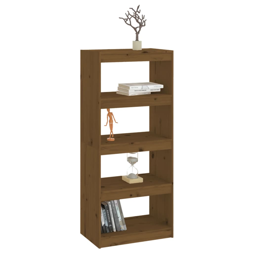 Boekenkast/Kamerscherm 60X30X35,5 Cm Grenenhout 60 x 30 x 135.5 cm Honingbruin