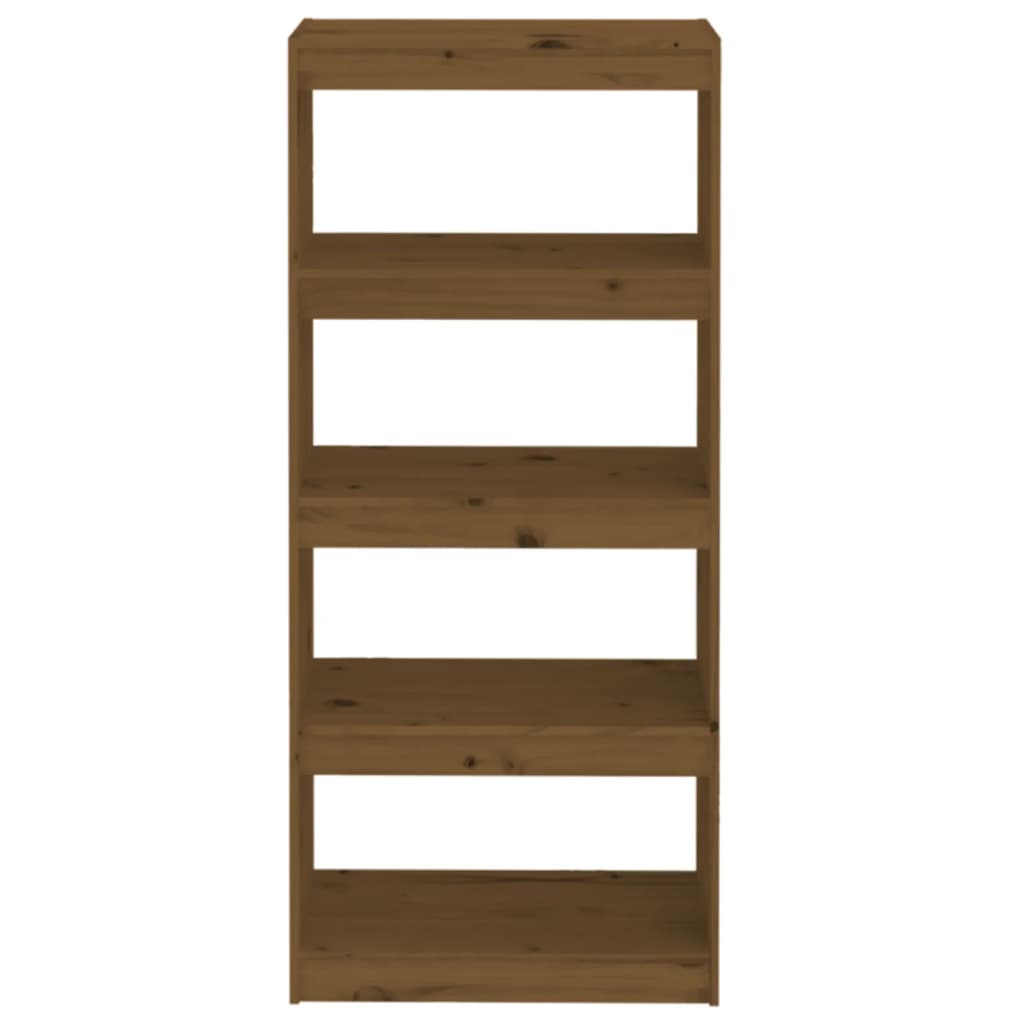 Boekenkast/Kamerscherm 60X30X35,5 Cm Grenenhout 60 x 30 x 135.5 cm Honingbruin