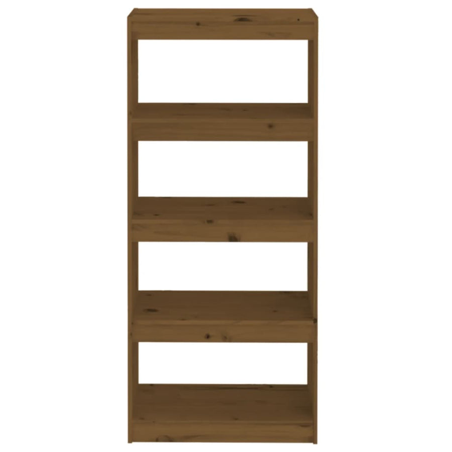 Boekenkast/Kamerscherm 60X30X35,5 Cm Grenenhout 60 x 30 x 135.5 cm Honingbruin