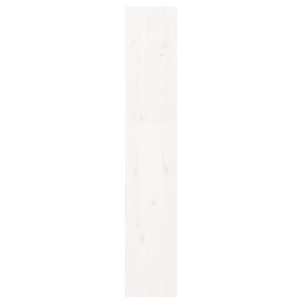 Boekenkast/Kamerscherm 60X30X67,5 Cm Massief Grenenhout 60 x 30 x 167.5 cm Wit