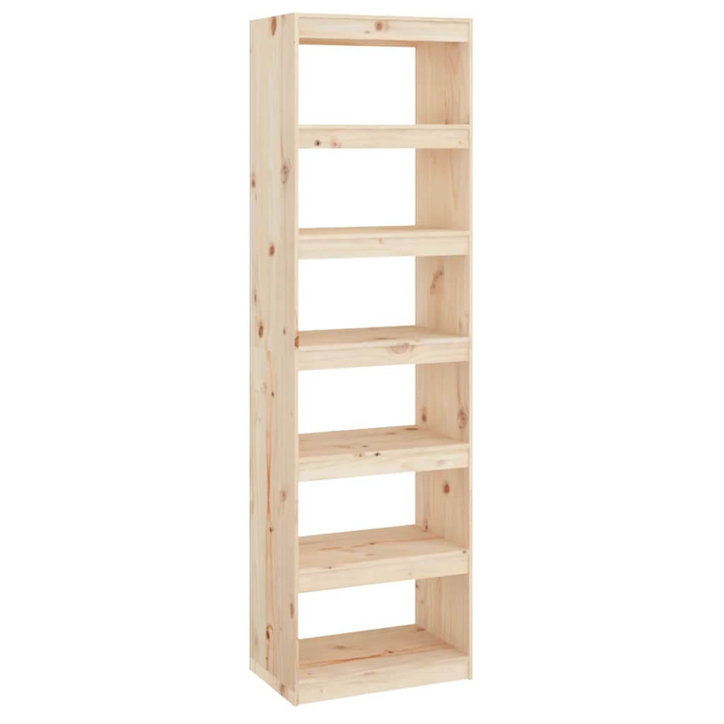 Boekenkast/Kamerscherm 60X30X99,5 Cm Massief Grenenhout 60 x 30 x 199.5 cm Bruin
