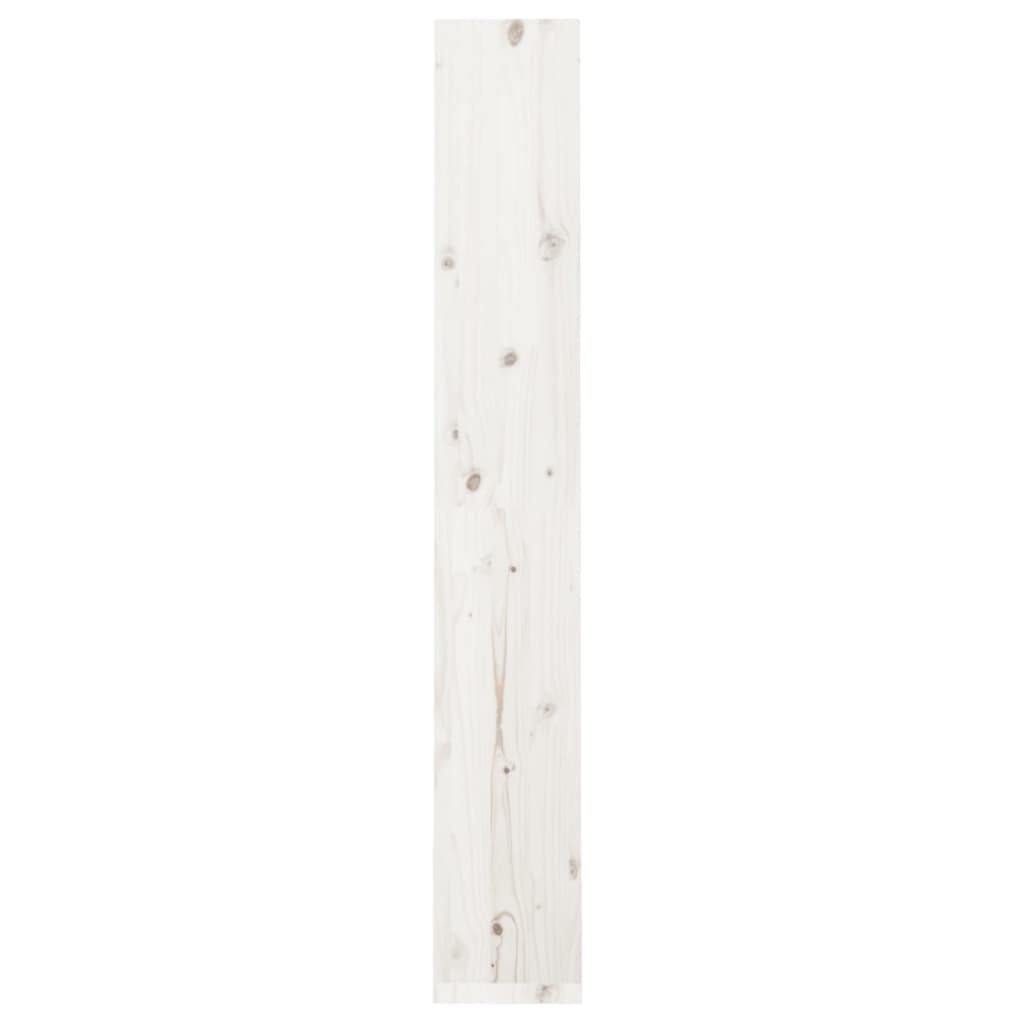 Boekenkast/Kamerscherm 60X30X99,5 Cm Massief Grenenhout 60 x 30 x 199.5 cm Wit