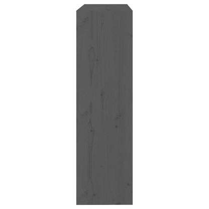 Boekenkast/Kamerscherm 80X30X03,5 Cm Massief Grenenhout 80 x 30 x 103.5 cm Grijs