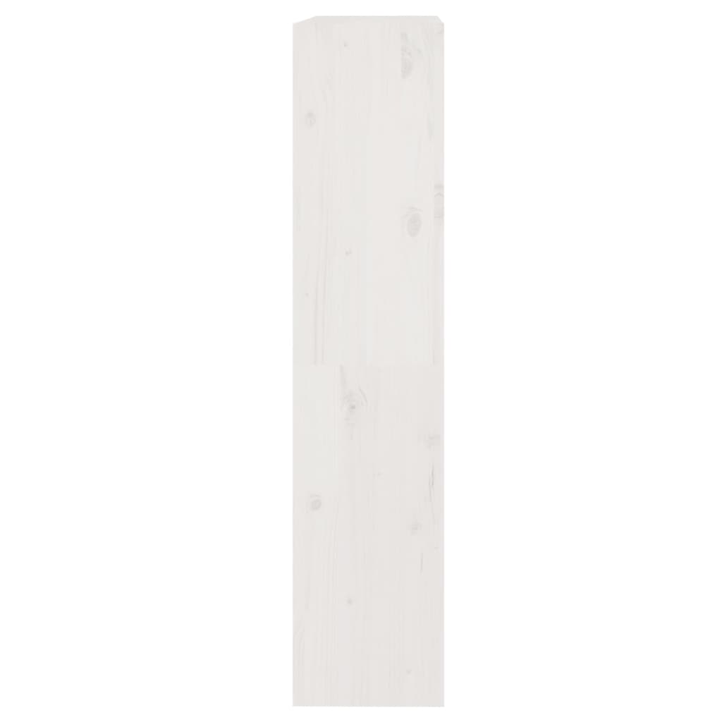 Boekenkast/Kamerscherm 80X30X35,5 Cm Massief Grenenhout 80 x 30 x 135.5 cm Wit