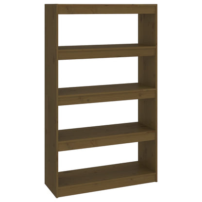 Boekenkast/Kamerscherm 80X30X35,5 Cm Grenenhout 80 x 30 x 135.5 cm Honingbruin