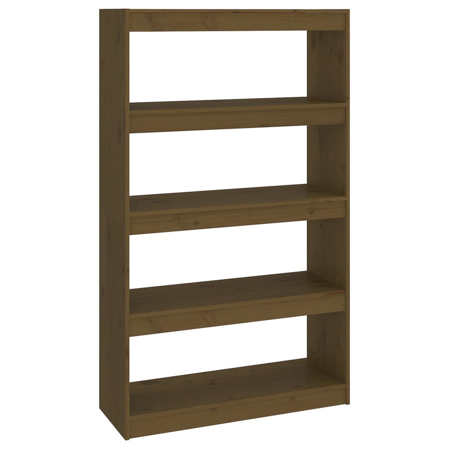Boekenkast/Kamerscherm 80X30X35,5 Cm Grenenhout 80 x 30 x 135.5 cm Honingbruin
