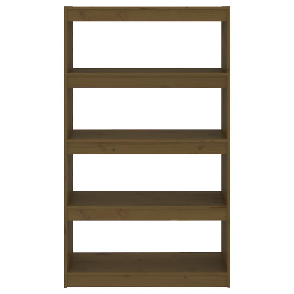 Boekenkast/Kamerscherm 80X30X35,5 Cm Grenenhout 80 x 30 x 135.5 cm Honingbruin