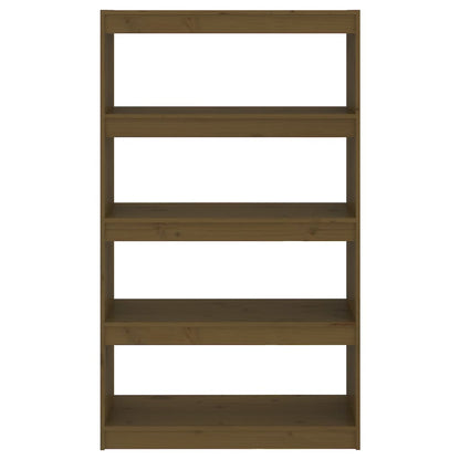 Boekenkast/Kamerscherm 80X30X35,5 Cm Grenenhout 80 x 30 x 135.5 cm Honingbruin