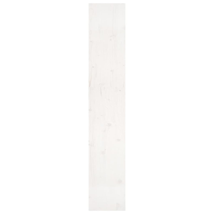 Boekenkast/Kamerscherm 80X30X67,4 Cm Massief Grenenhout 80 x 30 x 167.4 cm Wit