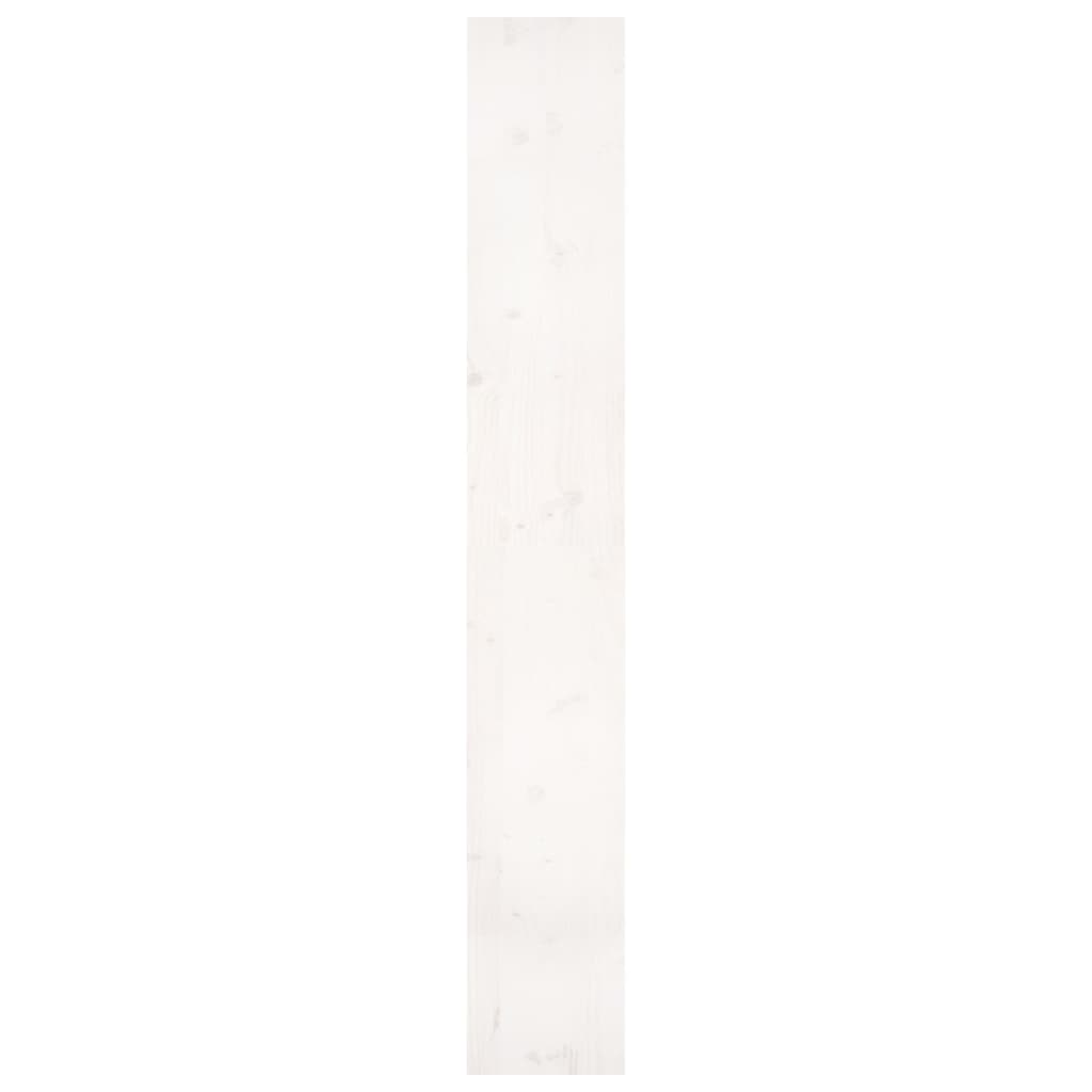 Boekenkast/Kamerscherm 80X30X99,5 Cm Massief Grenenhout 80 x 30 x 199.5 cm Wit
