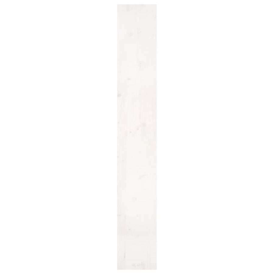 Boekenkast/Kamerscherm 80X30X99,5 Cm Massief Grenenhout 80 x 30 x 199.5 cm Wit