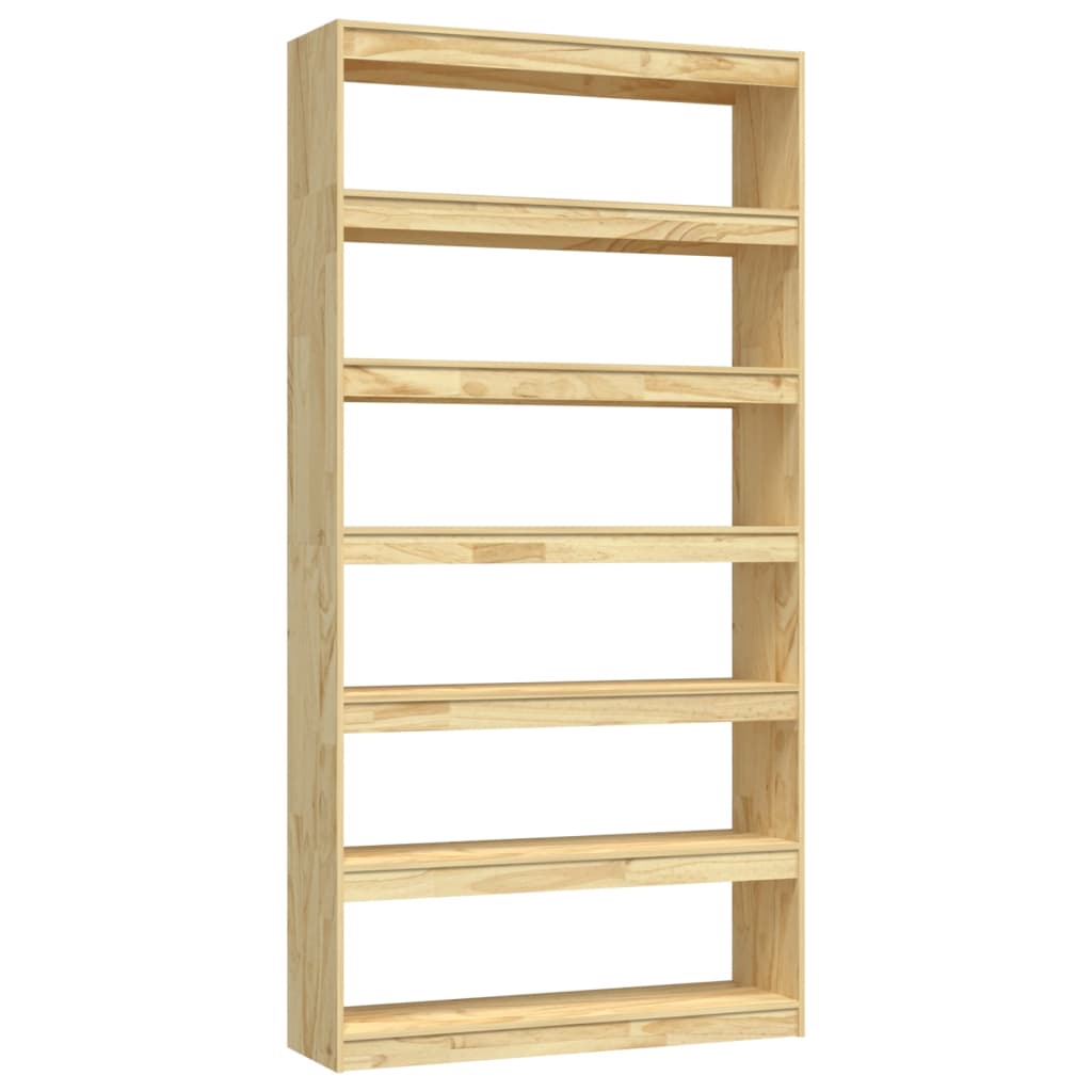 Boekenkast / kamerscherm 100x30x200 cm massief grenenhout 100 x 30 x 200 cm Naturel