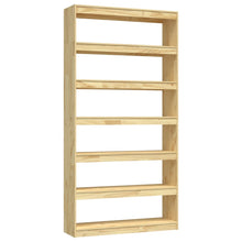 Boekenkast / kamerscherm 100x30x200 cm massief grenenhout 100 x 30 x 200 cm Naturel