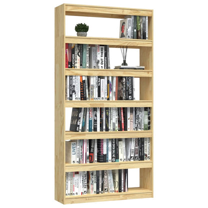 Boekenkast / kamerscherm 100x30x200 cm massief grenenhout 100 x 30 x 200 cm Naturel
