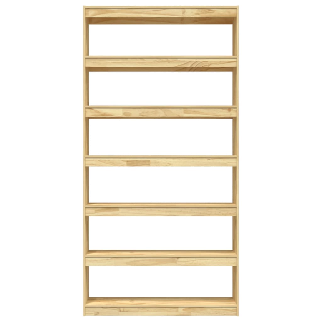 Boekenkast / kamerscherm 100x30x200 cm massief grenenhout 100 x 30 x 200 cm Naturel
