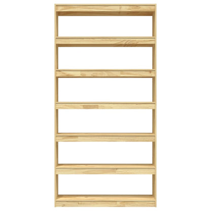 Boekenkast / kamerscherm 100x30x200 cm massief grenenhout 100 x 30 x 200 cm Naturel