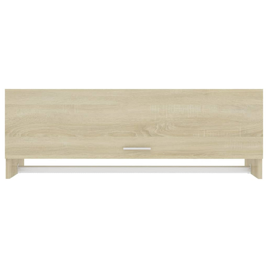 Kledingkast 100x32,5x35 cm spaanplaat sonoma eikenkleurig Sonoma eiken