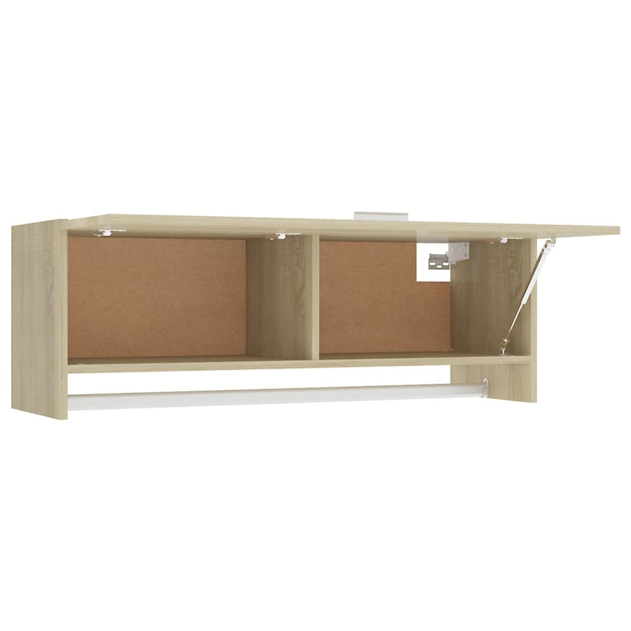 Kledingkast 100x32,5x35 cm spaanplaat sonoma eikenkleurig Sonoma eiken