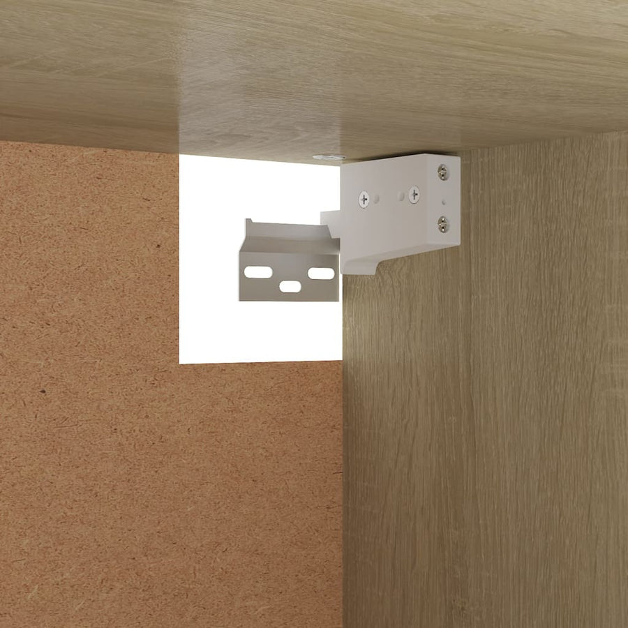 Kledingkast 100x32,5x35 cm spaanplaat sonoma eikenkleurig Sonoma eiken
