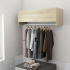 Kledingkast 100x32,5x35 cm spaanplaat sonoma eiken