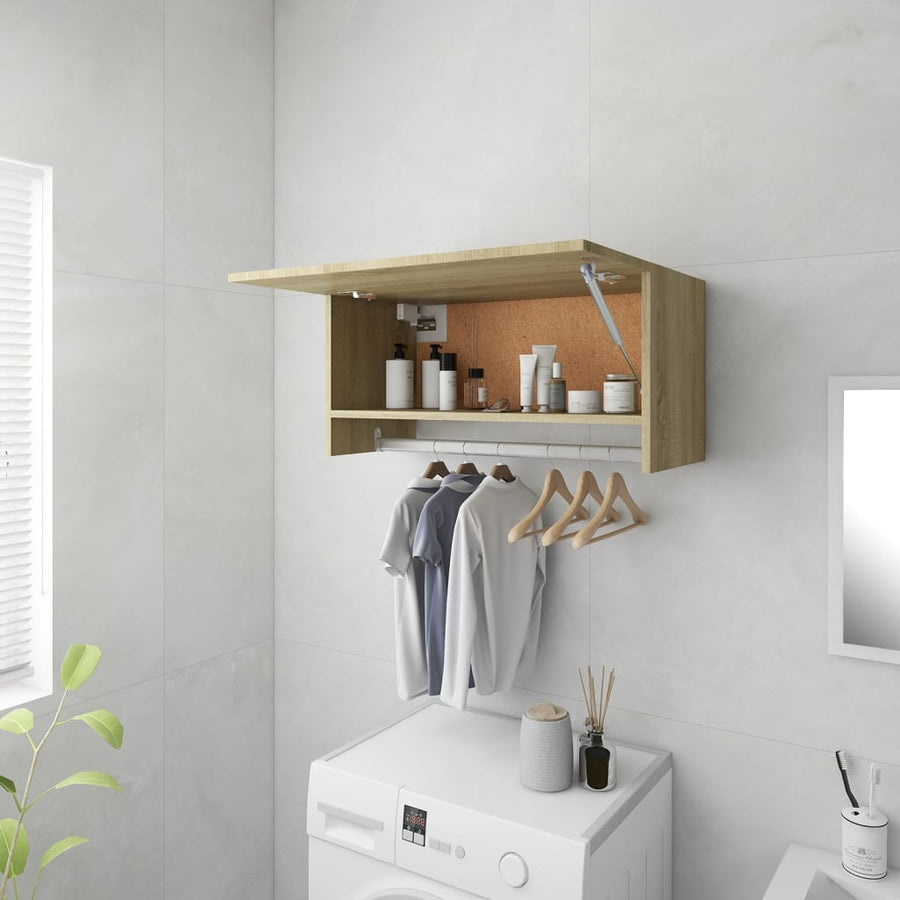Kledingkast 70X32,5X35 Cm Spaanplaat Kleurig Sonoma eiken