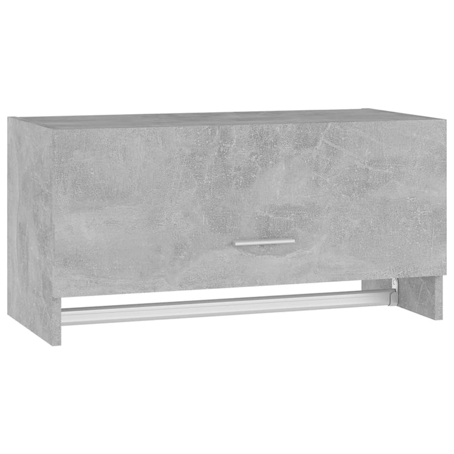 Kledingkast 70X32,5X35 Cm Spaanplaat Betongrijs