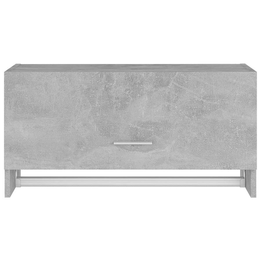 Kledingkast 70X32,5X35 Cm Spaanplaat Betongrijs