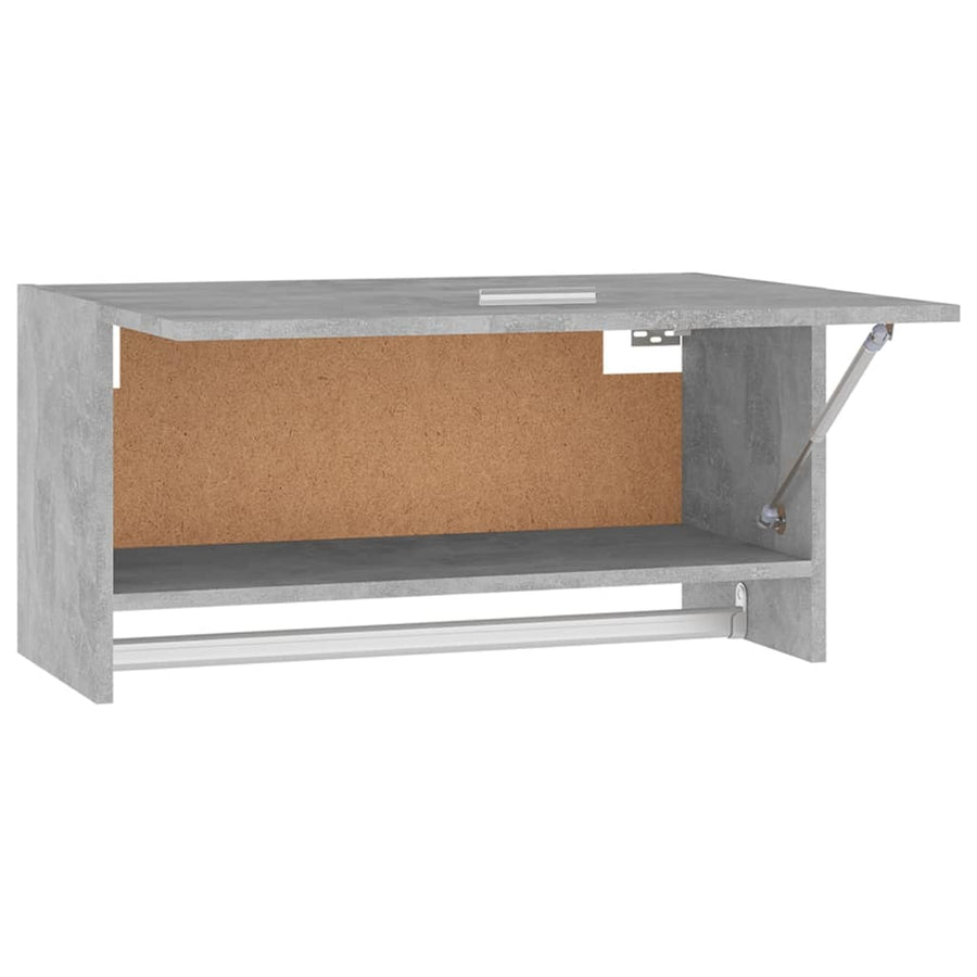 Kledingkast 70X32,5X35 Cm Spaanplaat Betongrijs