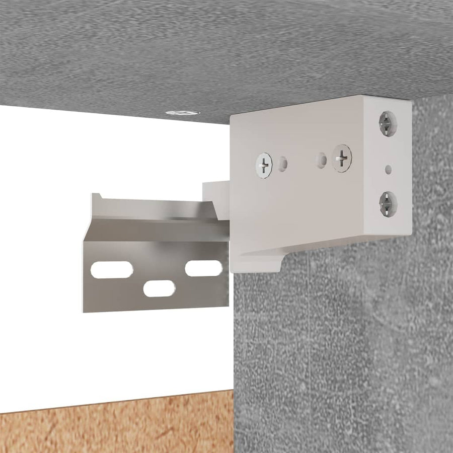 Kledingkast 70X32,5X35 Cm Spaanplaat Betongrijs