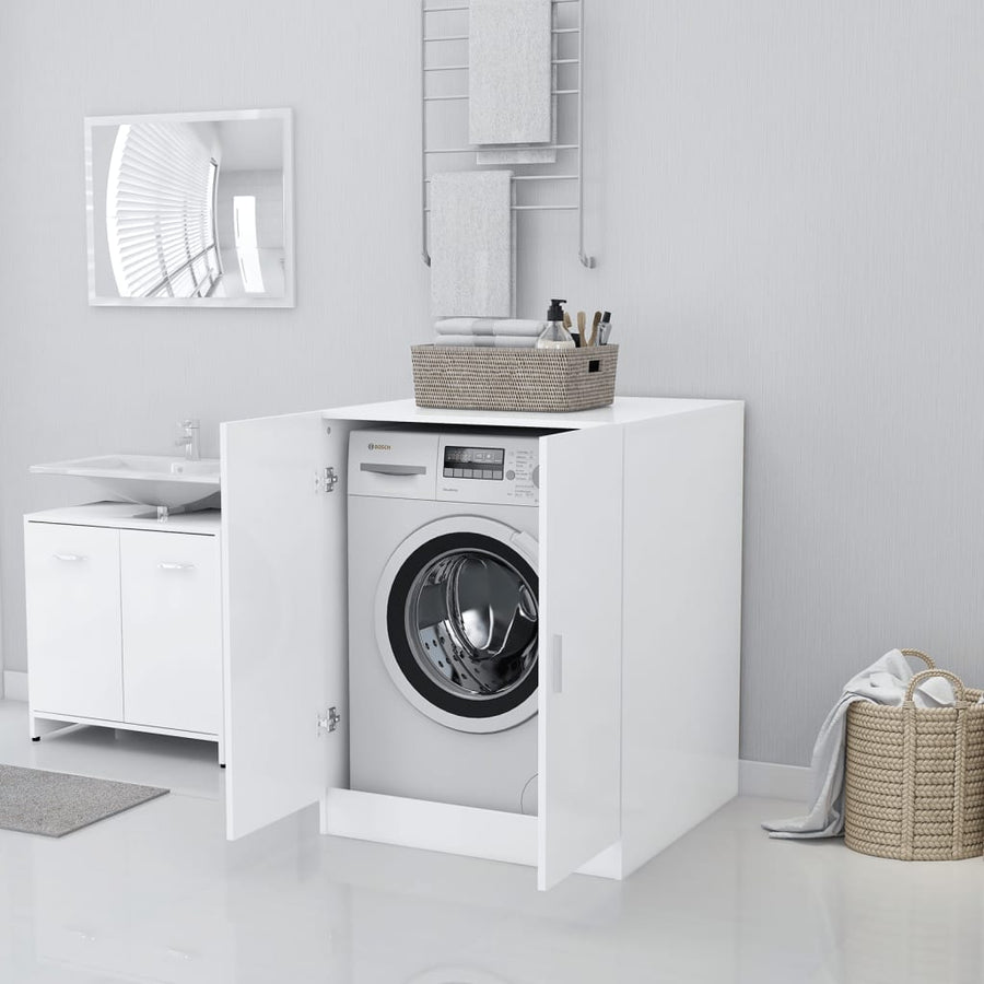 Wasmachinekast 71x71,5x91,5 cm wit Wit