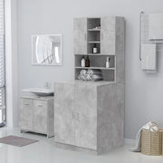Washing machine cabinet 71x71.5x91.5 cm black