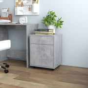 Rolkast 45x38x54 cm spaanplaat betongrijs